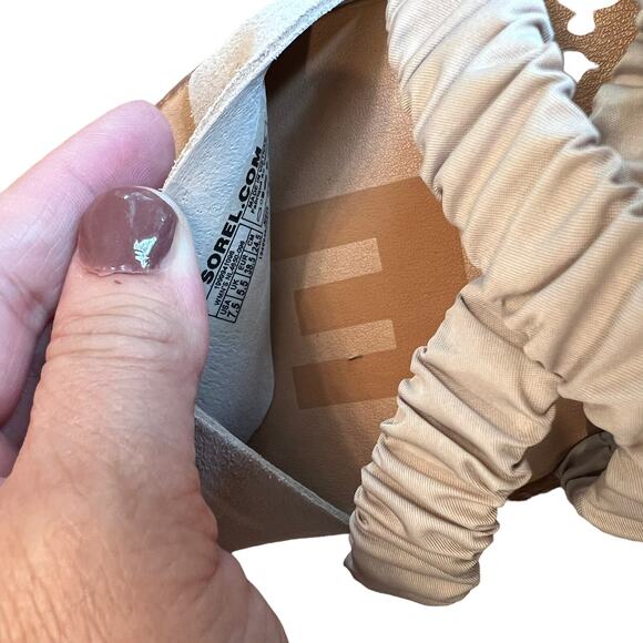 Sorel Women's Sandals in Cream and Tan - Picture 11 of 12